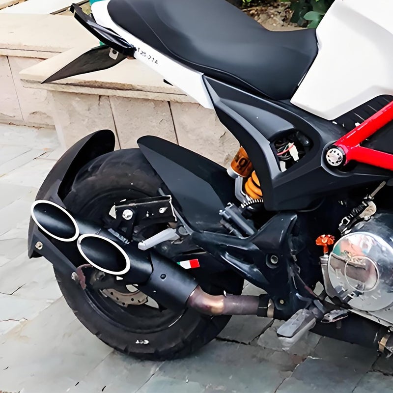 LNTOR 38mm-51mm Motorcycle Exhaust Tips, Slip-On Exhaust for 1.5-2" Motorcycle Exhaust Port, Compatible with Honda Grom, Kawasaki, Yamaha - Image 5